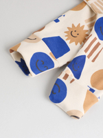 Комбинезон / Cлип для малышей Next F35-921, 3 шт., Синий, Молочный