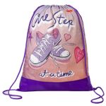 Мешок для обуви ПИФАГОР, 1 отделение, 42х34 см, "One step", 270183