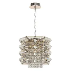 utsenka-SL6137.103.04 Светильник подвесной ST-Luce никель/прозрачный E14 4*40W STROZZI