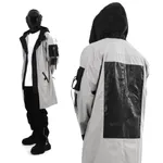 Купить Плащ Heartz Mienai v1.1 Soft-Touch Windbreaker Longcoat  серая Плащ Heartz Mienai v1.1 Soft-Touch Windbreaker Longcoat  серая