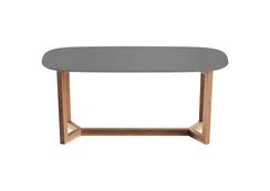 Стол обеденный Cross 2 180*90 см (серый, бук)