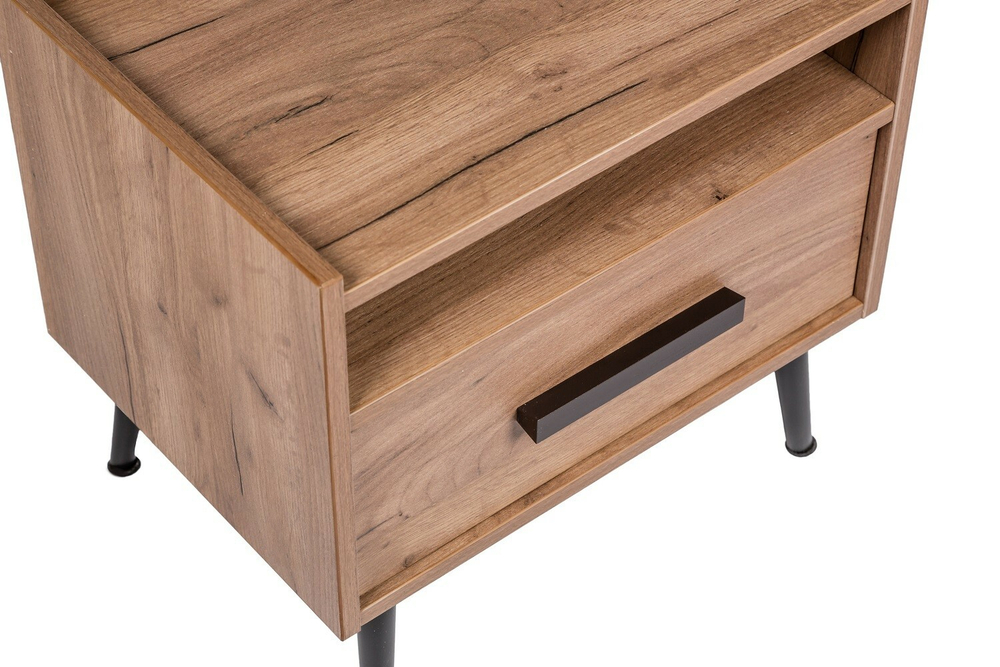 Тумба прикроватная с ящиком Nature 41, дуб табачный