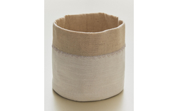 Корзина для хранения Zara Home, хлопок, бежевый, 7258/049