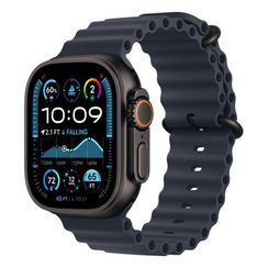 Apple Watch Ultra 2 GPS + Cellular, 49mm, черный титан, ремешок Ocean темно-синего цвета (2024)