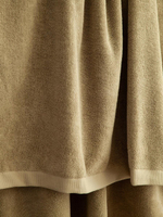 Полотенце банное бежево-серого цвета из коллекции essential, 90х150 см