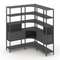 Shelf System Трехсекционный угловой стеллаж пятиярусный с ящиками SN.STMU-531 Антрацит/Металл Антрац