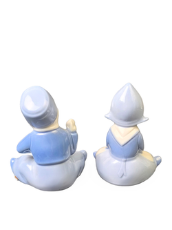 Пара статуэток (миниатюр) "Мальчик и девочка" Wagner & Apel