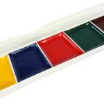 Акварель медовая "Чебурашка" 6 цветов, без кисти, пластик (Мульти-Пульти)