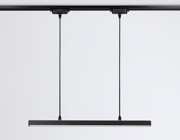 Трековый однофазный подвесной светодиодный светильник 24W 4200K 120° GL6787 BK чёрный Track System Ambrella