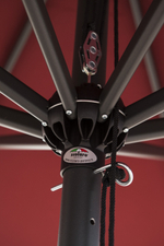 Зонт профессиональный Scolaro Napoli Standard, антрацит, слоновая кость