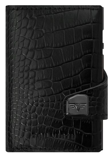 Кошелек двойной CLICK&SLIDE Croco Black