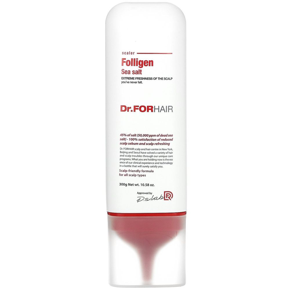 Dr.FORHAIR Scaler Folligen Sea Salt 300g скраб