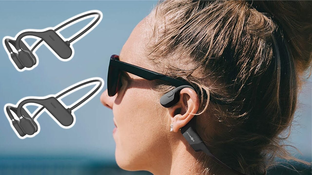 Спортивные наушники Bluetooth BOROFONE BE62 с костной проводимостью (серый)