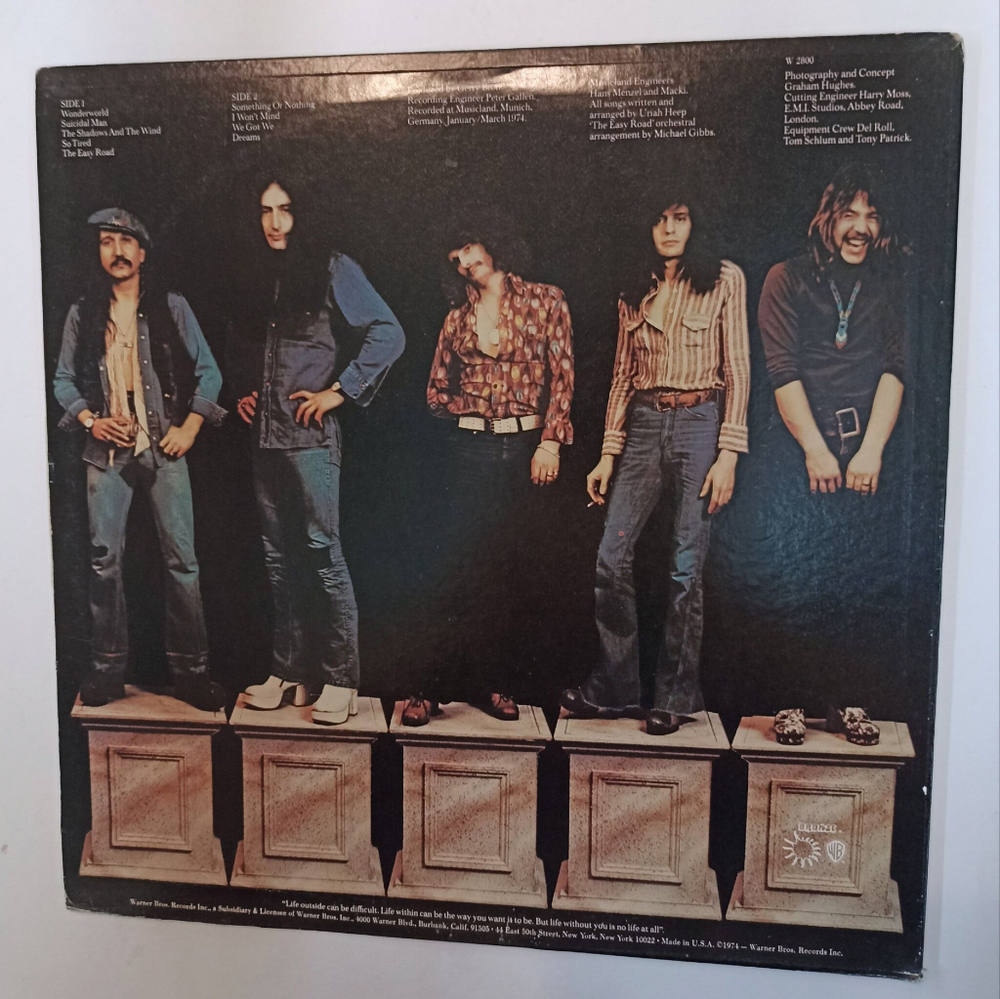 Винтажная виниловая пластинка LP Uriah Heep Wonderworld (USA 1974)