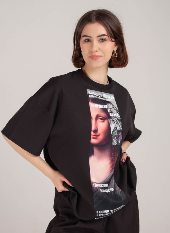 ФУТБОЛКА NUMERO 1 print Mona