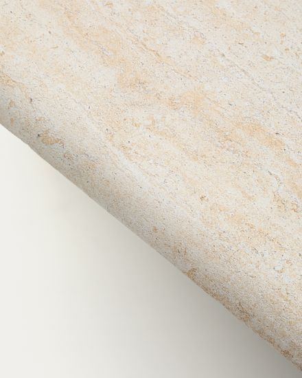 Журнальный столик Drasi из цемента с отделкой под травертин 140 x 70 см