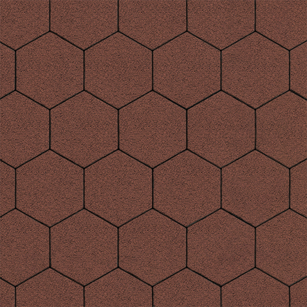 Тротуарная плитка СОТЫ - Гранит Красный