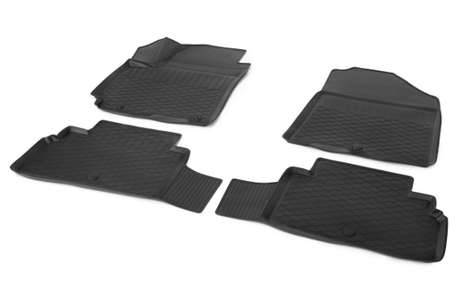 Коврики в салон автомобиля Rival для Kia Soul III поколение хэтчбек 2019-н.в., полиуретан, 4 части, 12806003