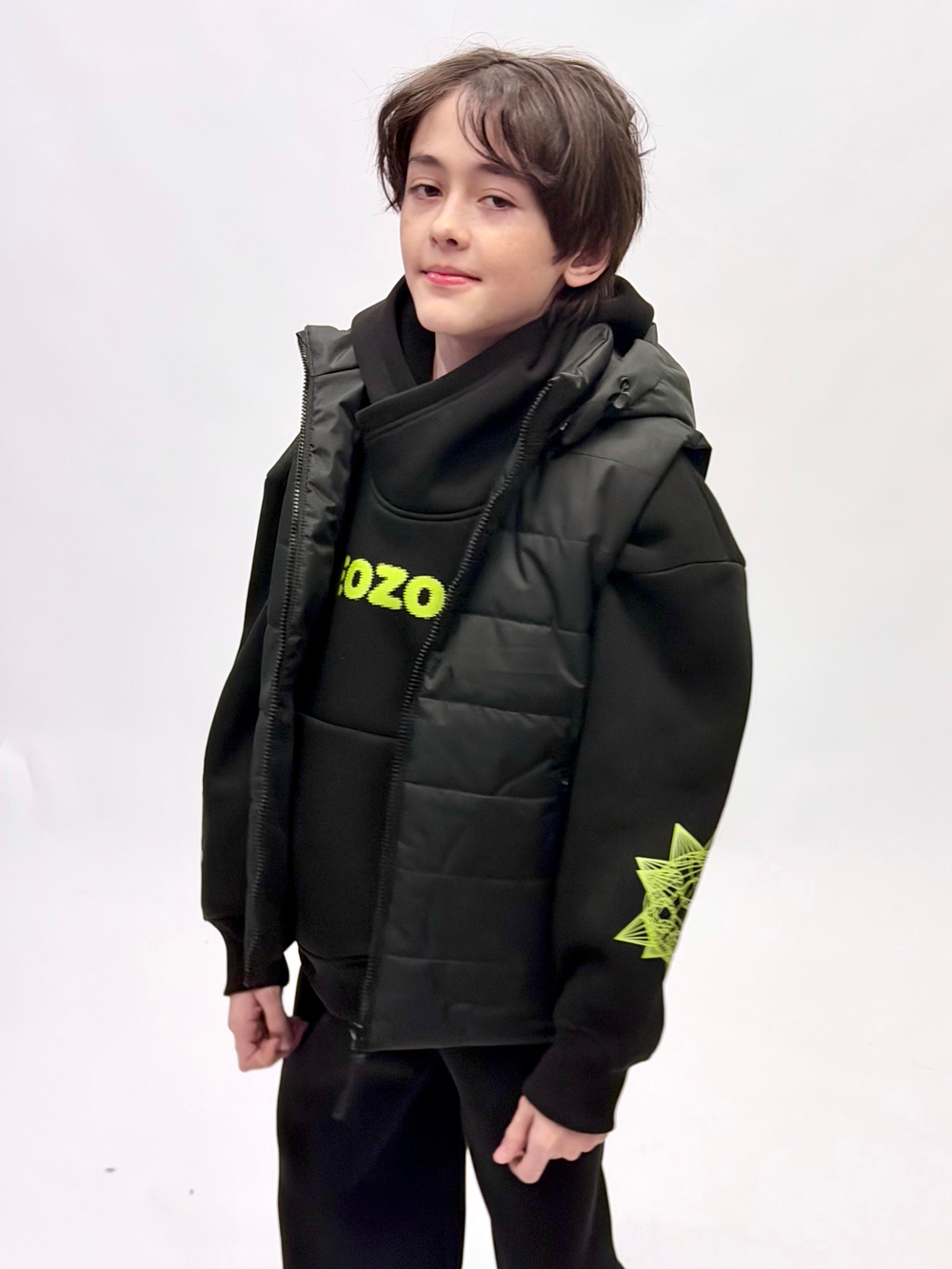 Жилет демисезонный мембрана для мальчика 8-12 лет Милашка Сьюзи