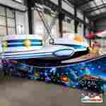 Летающая машина для детей «Звёздное приключение», 12 мест,  6×3×3,5 м