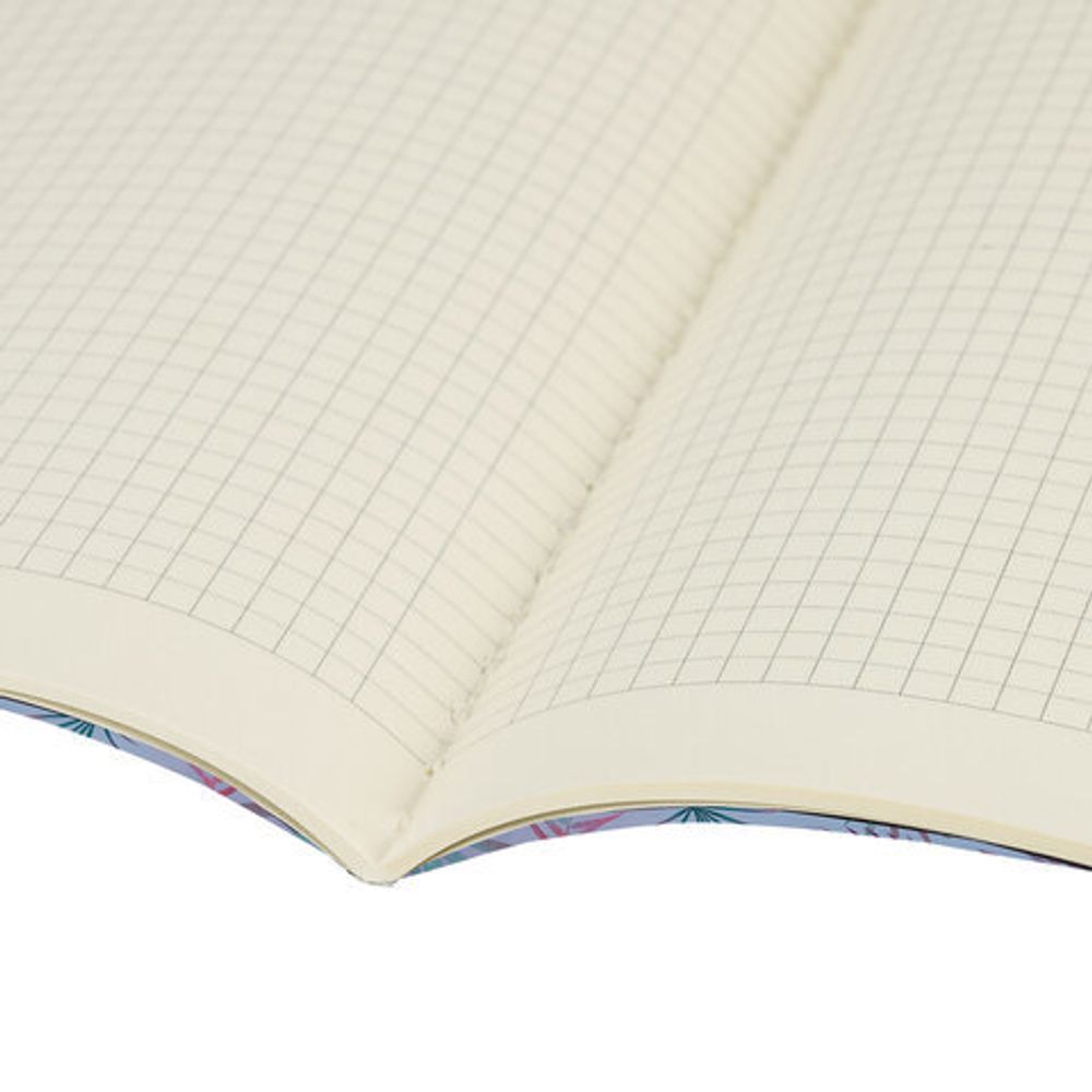 Тетрадь 60 л. в клетку обложка SoftTouch, бежевая бумага 70 г/м2, сшивка, В5 (179х250 мм), ЛИСТЬЯ, BRAUBERG, 403812