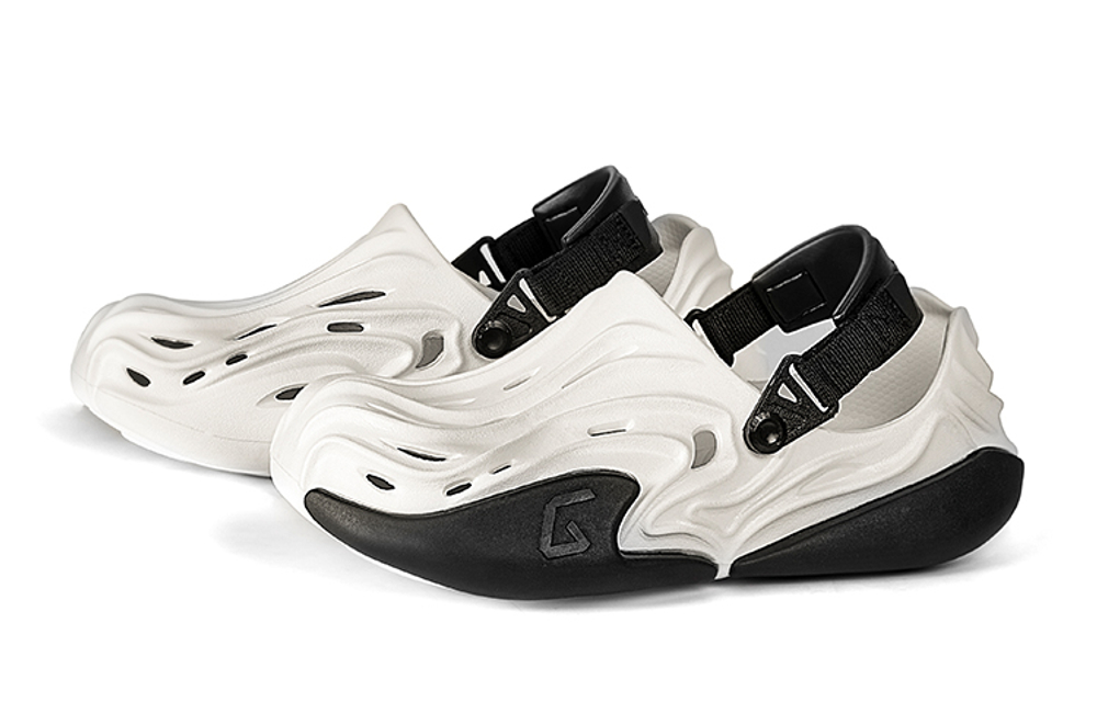 GOTO Outdoor Sports Sandals Unisex Black White