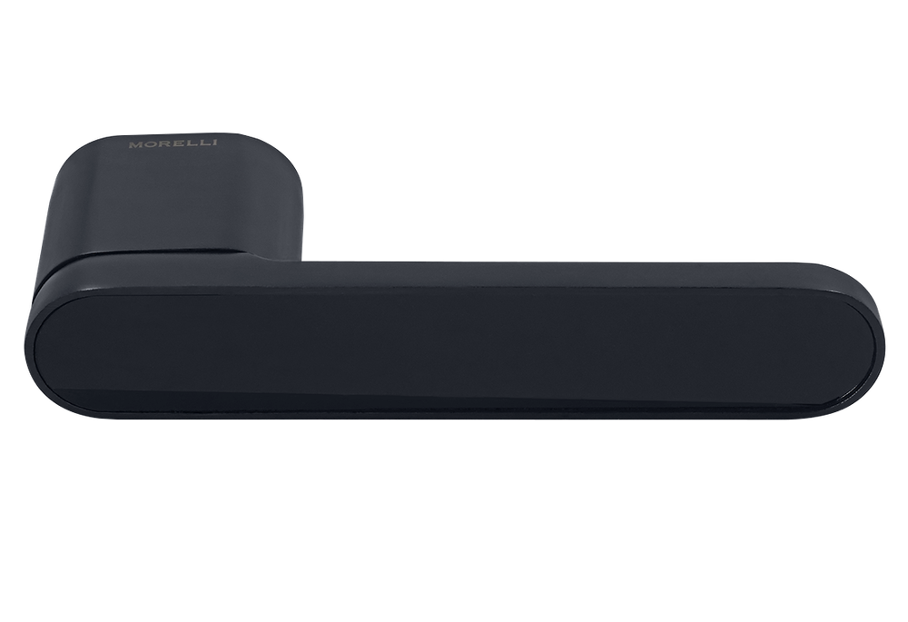 Ручка дверная MARACANA MH-62-R50 BL на скрытой овальной розетке с фиксатором