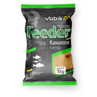 Прикормка Vabik Feeder "Конопля" (светло-коричневая), 1кг