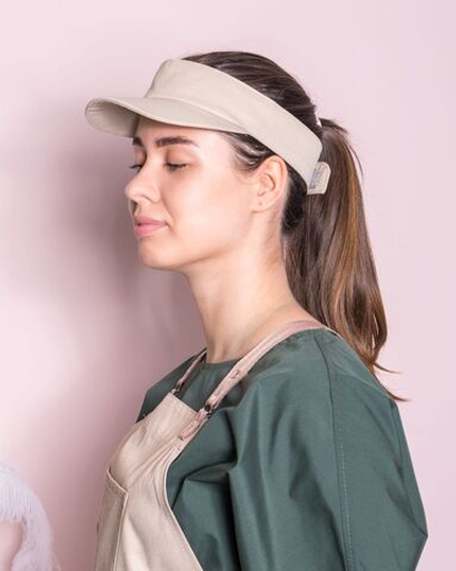 Кепка продавца беж "Капучино"