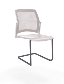 Rewind стул на кантилевере со спинкой-сеткой