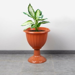 Вазон Жасмин 18л на высокой ножке, коричневый