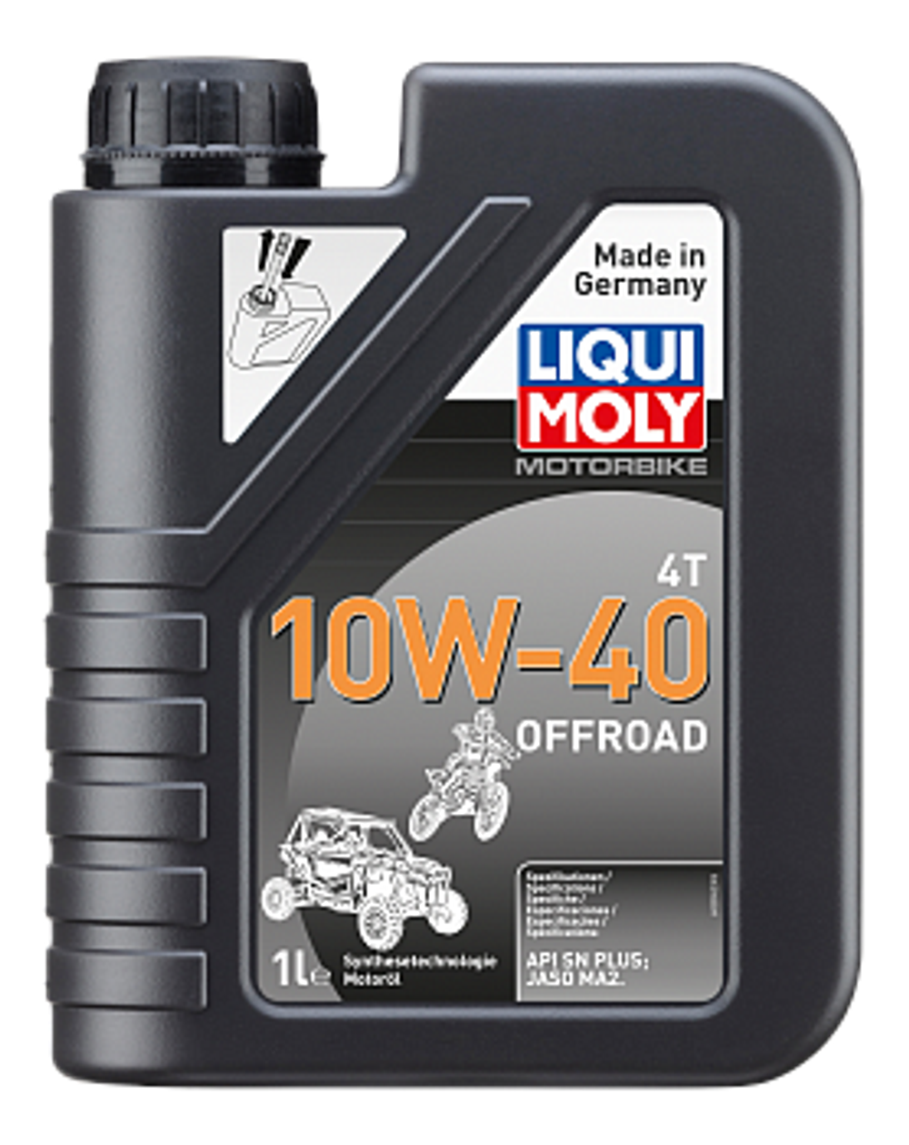 Масло для мототехники Offroad 4T Liqui Moly 10W40 НС-синтетика (1л)