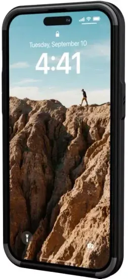 Чехол с поддержкой MAGSAFE Uag Civilian для iPhone 14 Pro 6.1", цвет черный (Black)