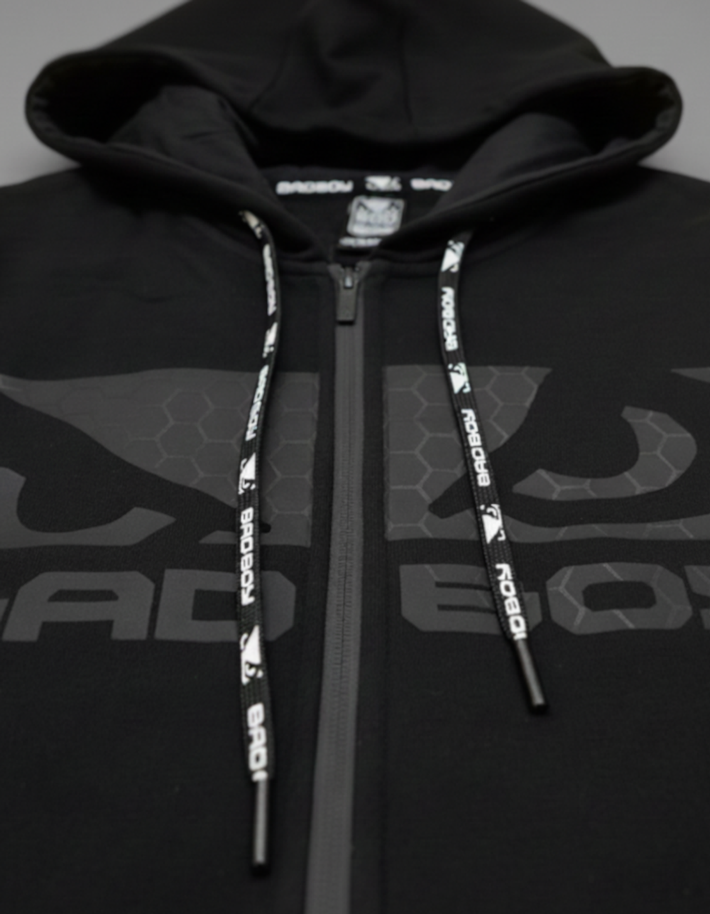 Толстовка Bad Boy G.P.D Hoodie черная с начесом