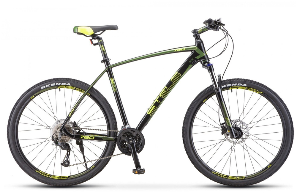 Горный (MTB) велосипед 27.5" STELS Navigator-760 D, рама 16 (2020) черный