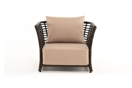 "Валенсия" кресло из искусственного ротанга, цвет бронзовый