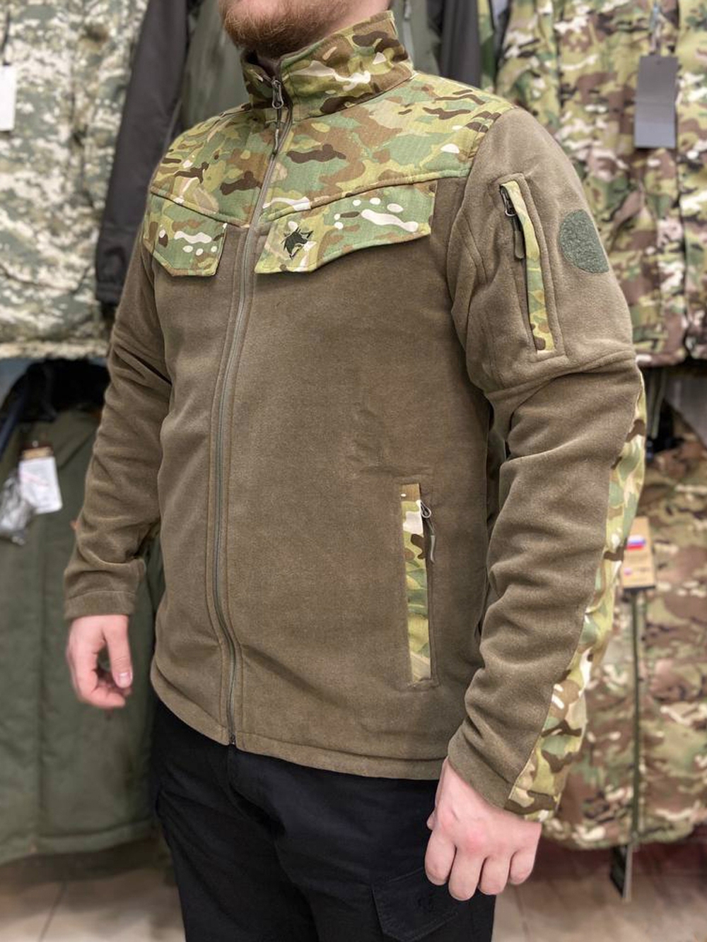 Флисовая кофта WOLFTRAP (Турция) Хаки