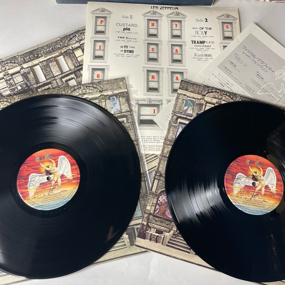 Винтажная виниловая пластинка LP Led Zeppelin Physical Graffiti (Япония 1975) (Без Оби) Kashmir