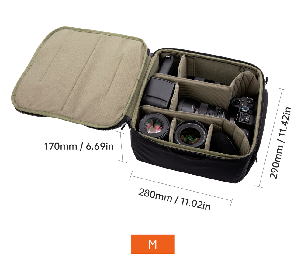 Рюкзак PGYTECH OnePro Flex 40L + Camera Insert M, цвет Space Black
