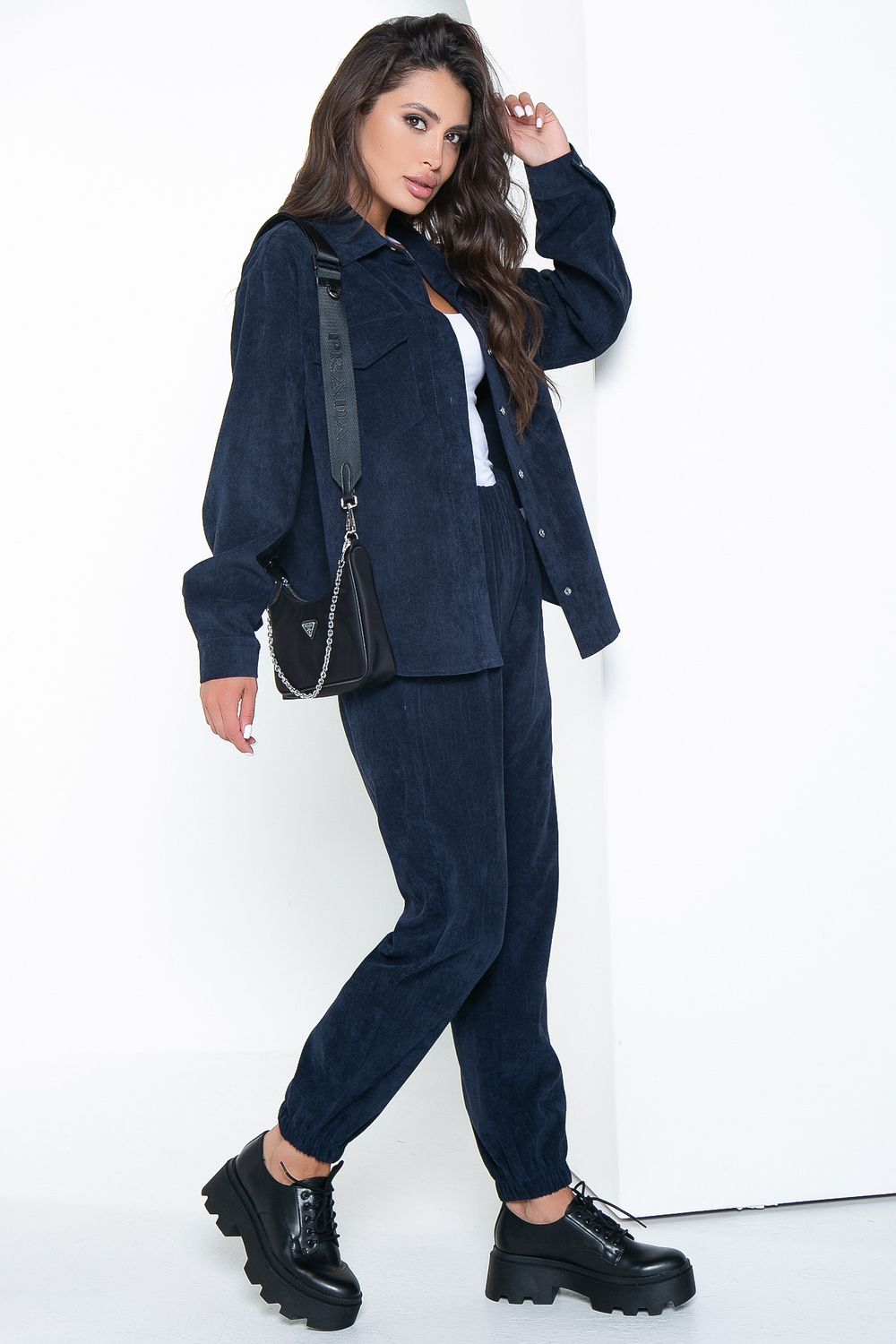 Рубашка "На пульсе моды" (сапфир) Б2670-ТА- (Акция)