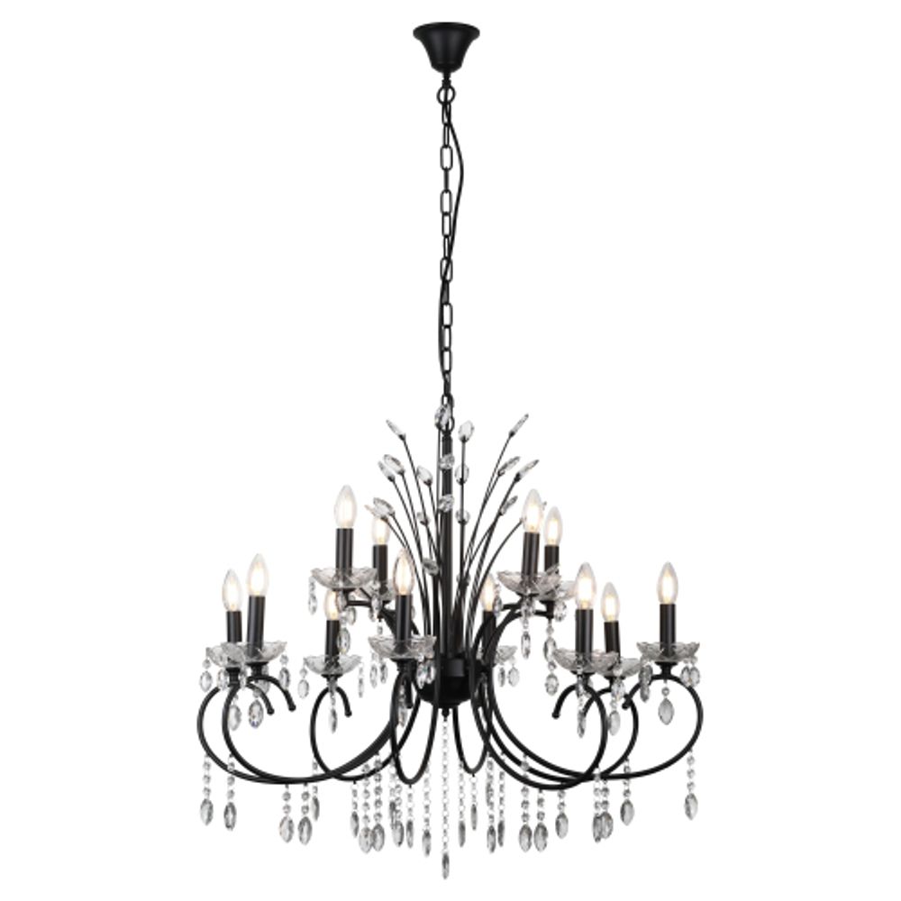 Люстра Rivoli   2097-312 12 х Е14 40 Вт классика