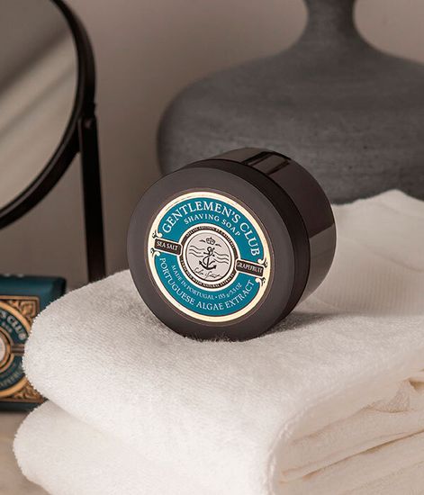 Морская соль и грейпфрут, мыло для бритья Gentlemen's Club, Castelbel Porto