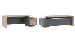 Стол письменный на опорной тумбе