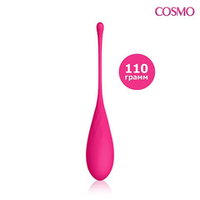 Розовый тяжелый вагинальный шарик 2,5см со шнурком Bior Toys Cosmo CSM-23139-5
