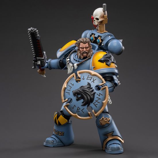 Фигурка Warhammer 40K Space Wolves Thunderwolf Cavalry Frode 1:18