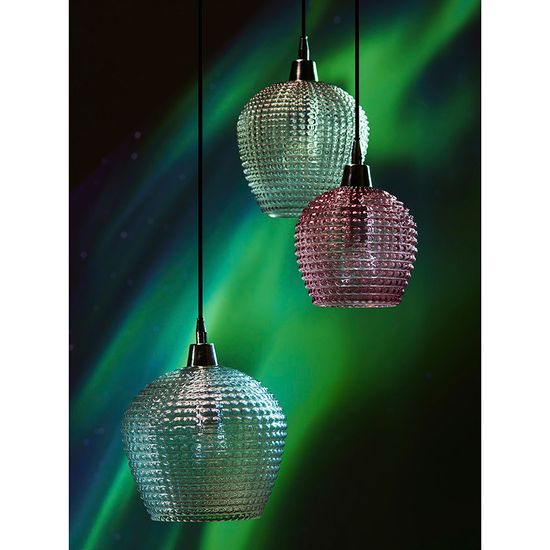 Светильник подвесной каскадный aurora, D50 см, сливовый/серый/прозрачный