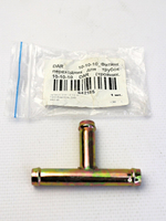 Фитинг переходник для трубок 10-10-10 (тройник, металл, угол 90)