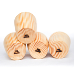 Набор деревянных бокалов (стаканов) из древесины кедра 4 шт. NC14