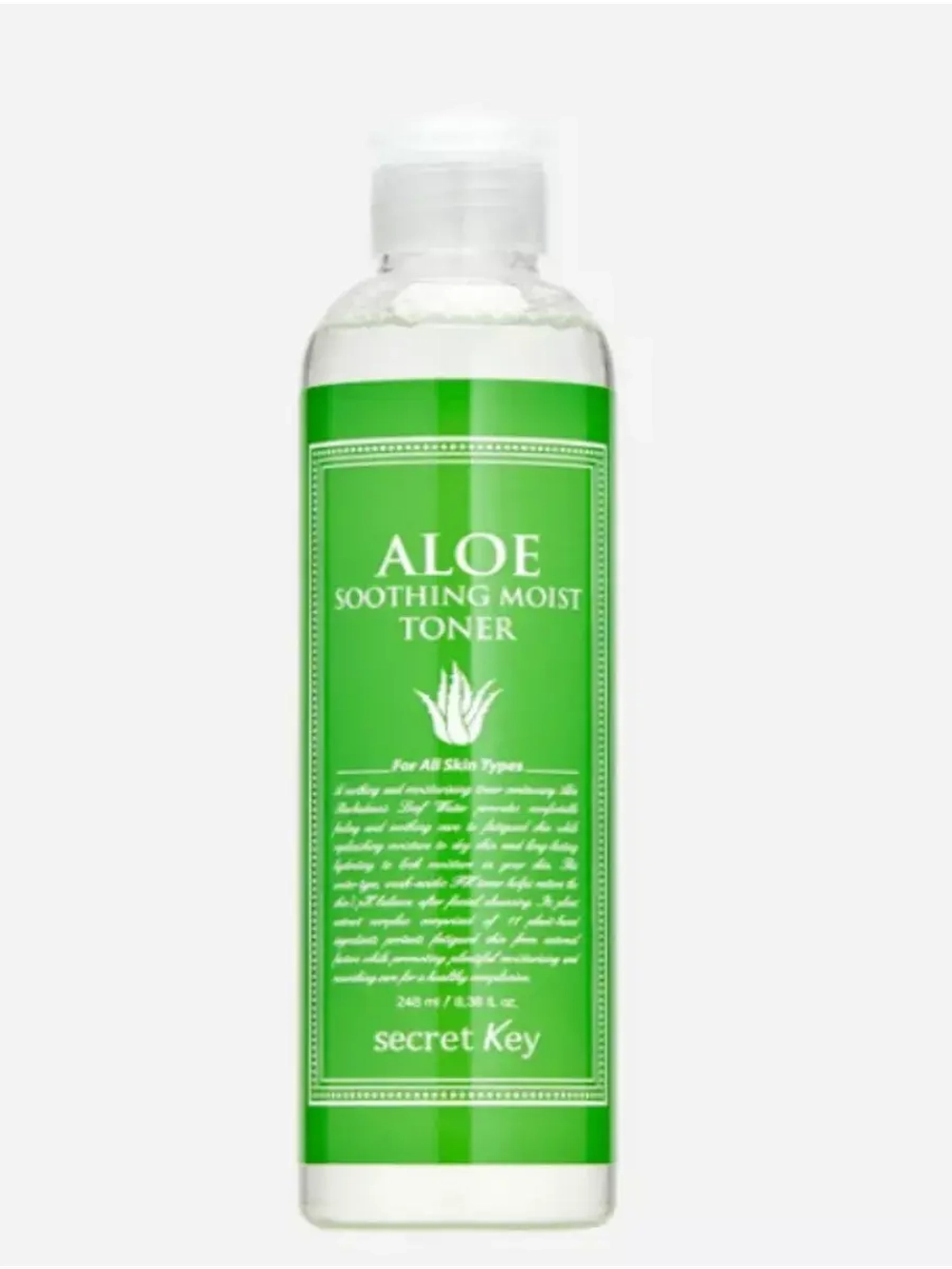Тонер для лица aloe soothing moist toner SECRET KEY