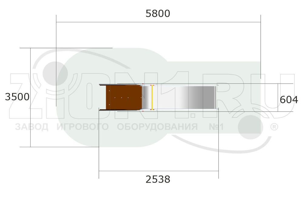 Детская горка Джунгли для игровых площадок